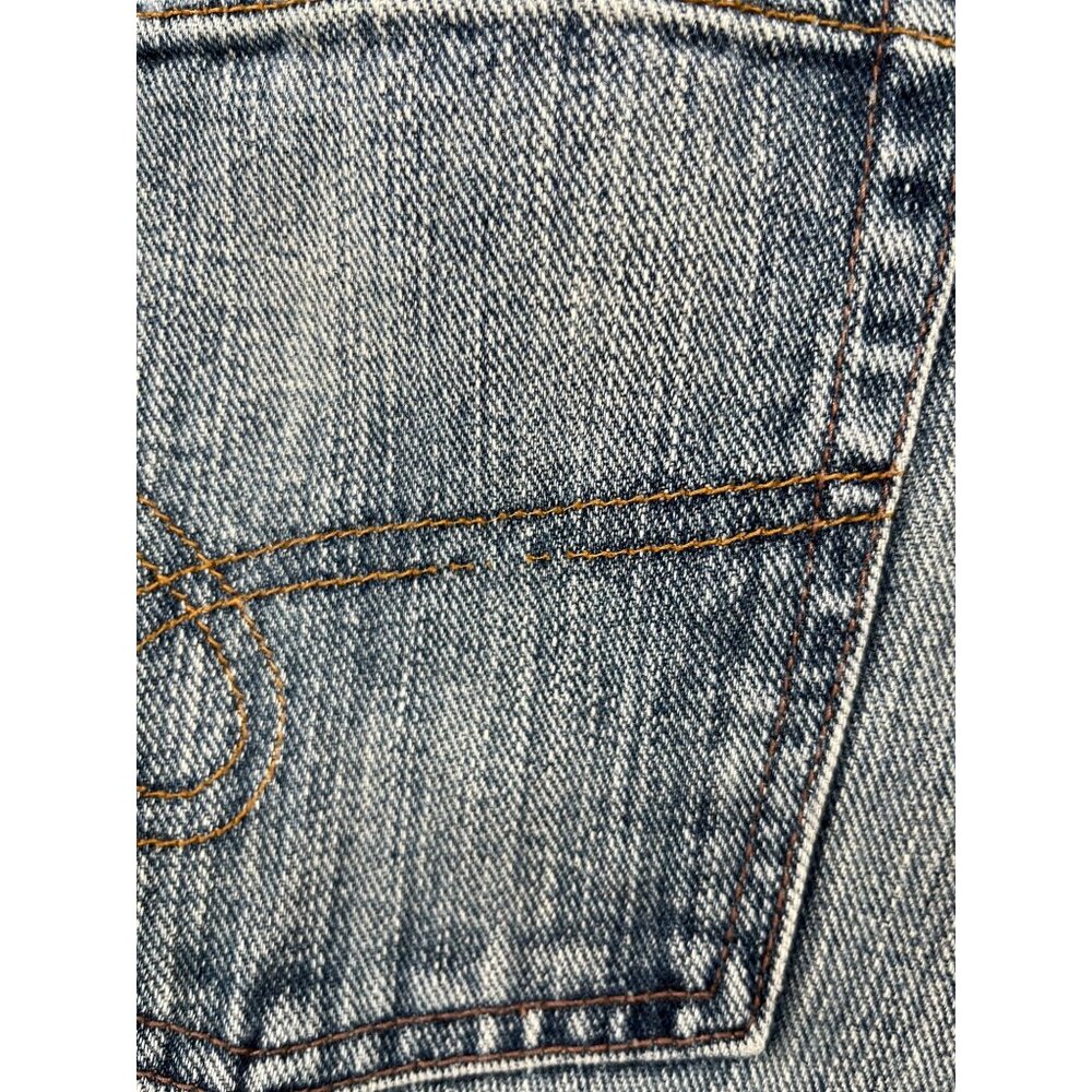 Vintage Faded Glory Loose Straight Men’s Jeans 30x30 Dark Stone Denim 100% Cotto - Picture 7 of 15